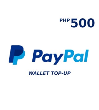 PayPal Wallet PHP 500 Top Up Key GLOBAL
